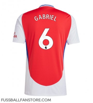 Arsenal Gabriel Magalhaes #6 Replik Heimtrikot 2024-25 Kurzarm